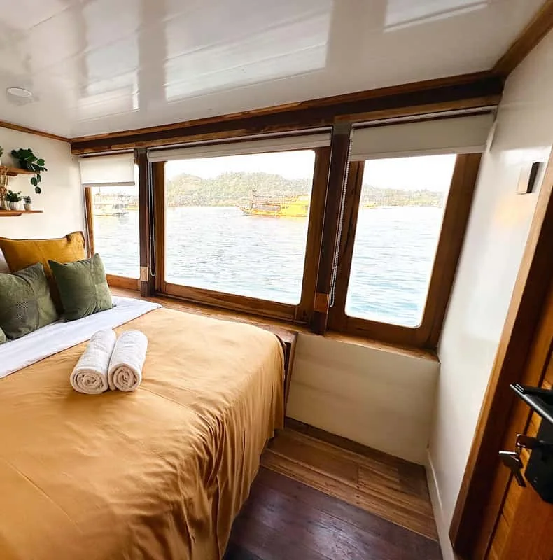 Kabinenfoto aus der dreitägigen Komodo-Reise von Sailnesia