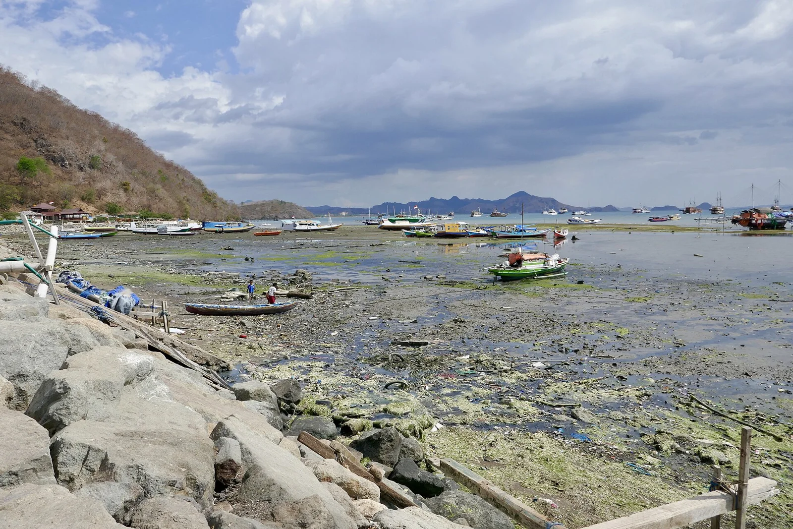 Blick über den Hafen von Labuan Bajo