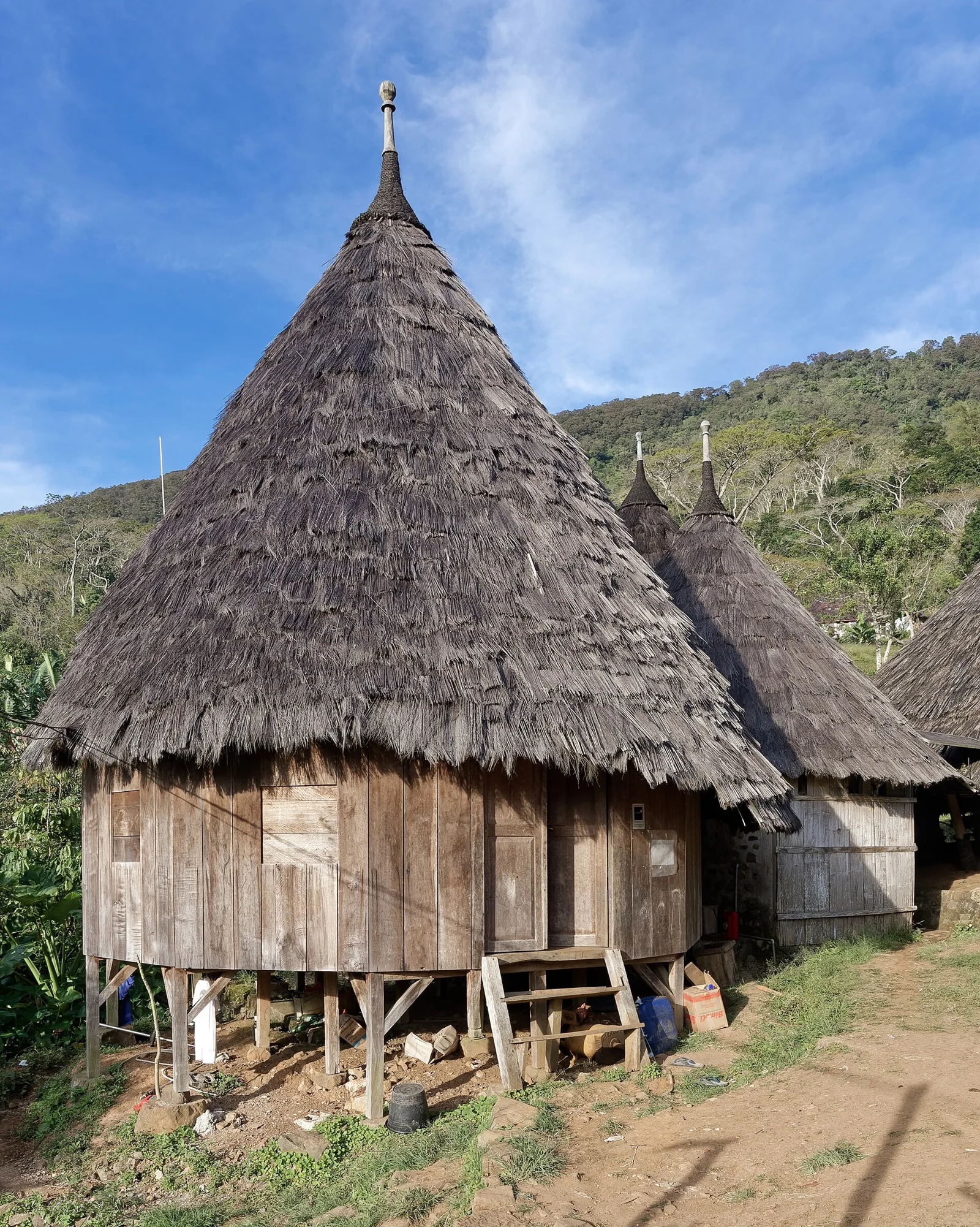 Die traditionellen Häuser von Wae Rebo